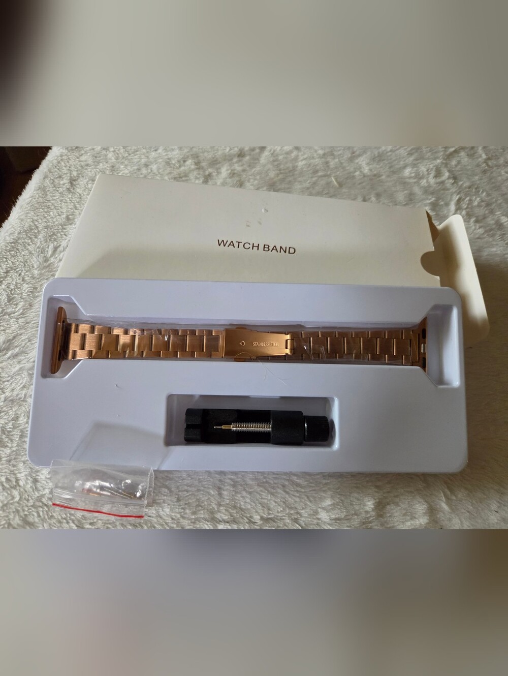 Rose Gold Stainless Steel steel watch band for Apple Watch New